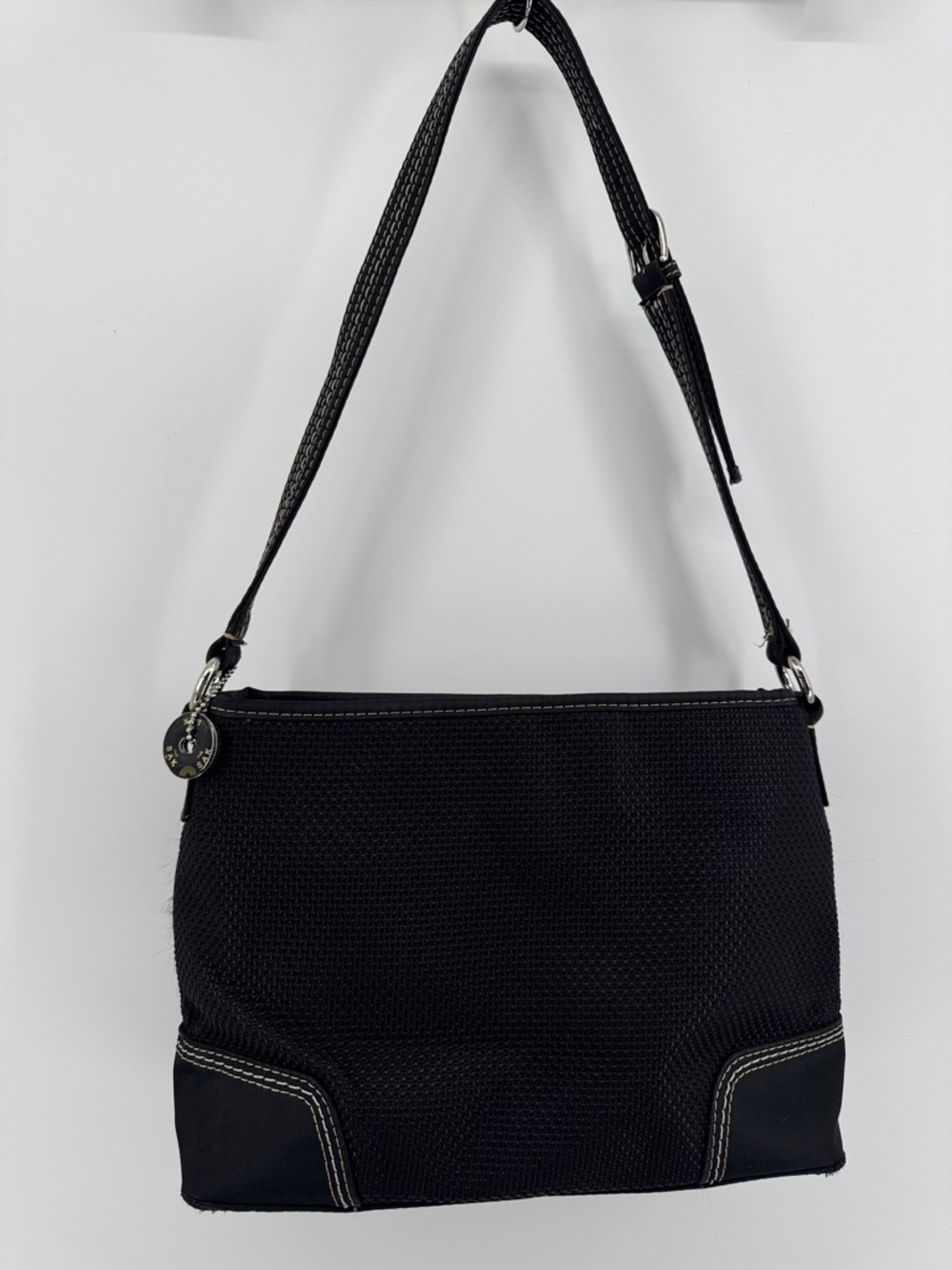 The SAK Black Textured Shoulder Bag  Minimalist Everyday Wear